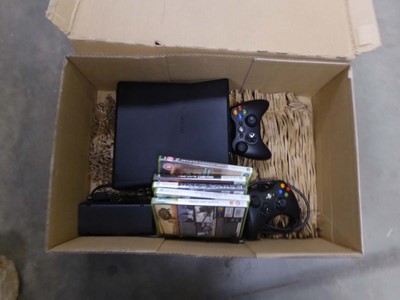 Lot 2201 - XBox 360 base unit and power supply only