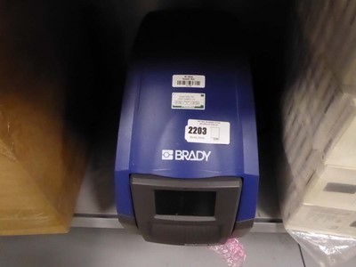 Lot 2203 - Brady printer i5100