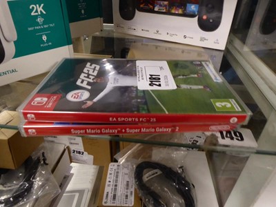 Lot 2181 - 2 sealed Nintendo Switch games - FC25 and...