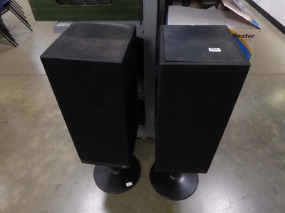 Lot 2214 - 2 Kef SP1111 speakers on stand