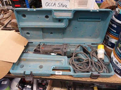 Lot 4391 - Makita 110V reciprocating saw