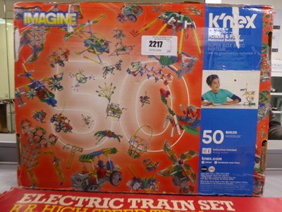 Lot 2217 - Knex power and play motorised building set