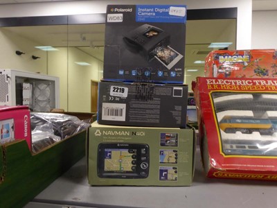 Lot 2219 - Two Polaroid instant digital cameras and a...