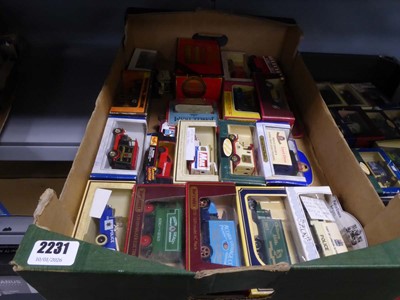 Lot 2231 - Box of diecast cars