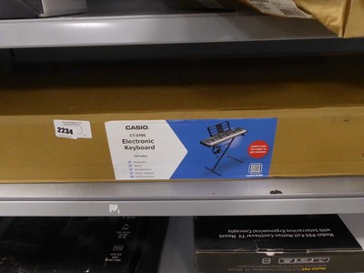 Lot 2234 - Boxed Casio electronic keyboard