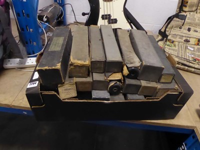 Lot 2264 - Box of vintage piano music rolls