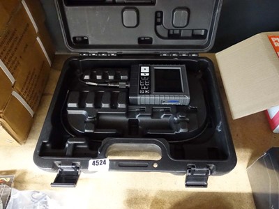 Lot 4524 - Portable video borescope with case