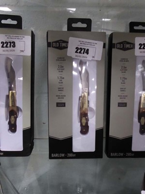 Lot 2274 - Oldtimer Barlow 280OT 2.5" blade penknife