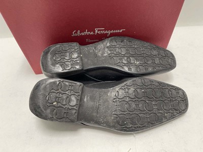 Lot 3704 - Salvatore Ferragmo gregory formal shoes in...