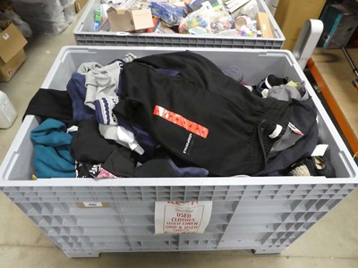 Lot 3462 - Pallet containing Used clothes, linen, odd and...