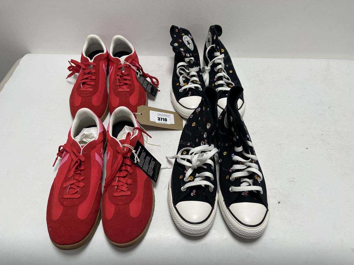 Lot 3710 - 4x Pairs of Converse trainers in various styles