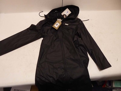 Lot 3465 - Hunter PU Raincoat size XS in black