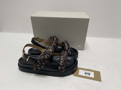 Lot 3715 - Charles & Keith open toe slingback sandals in...