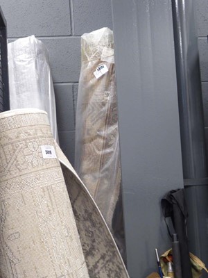 Lot 5416 - Beige and brown floral pattern carpet