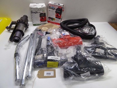 Lot 3593 - Dyson, Henry and other vacuum cleaner spare...