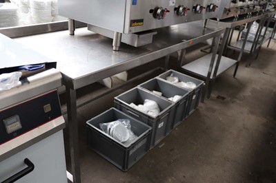 Lot 1119 - 180cm stainless steel preparation table