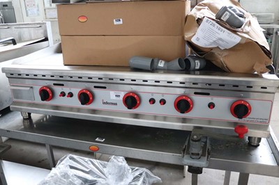 Lot 1127 - 120cm Gas Infernus five burner mirrored top...