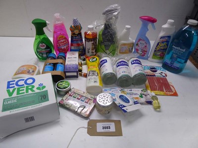 Lot 3603 - Dishwasher tablets, Finish rinse aid, Bathroom...