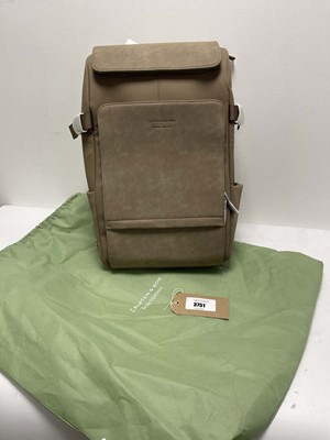 Lot 3751 - Kapten & Son bali walnut backpack with dust bag