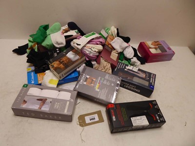Lot 3483 - Selection of mixed socks and accessories