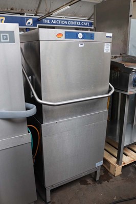 Lot 1145 - 61cm Hobart lift top pass through dishwasher