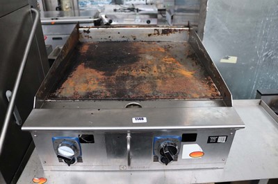 Lot 1146 - 61cm Gas Electrolux two burner flat top griddle
