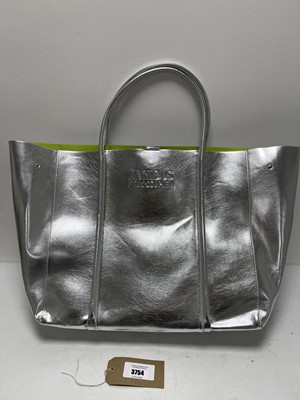 Lot 3754 - Anxious Preoccupied large tote bag in silver /...