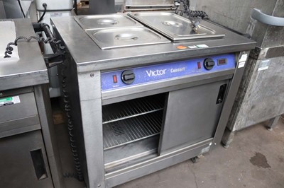 Lot 1150 - 100cm Electric Victor Consort hot cupboard...