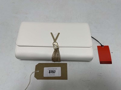 Lot 3757 - Mario Valentino handbag in white with dust bag