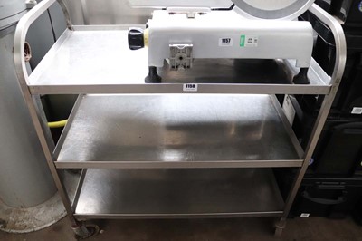 Lot 1158 - 88cm three tier mobile trolley
