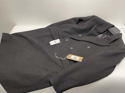 Lot 3763 - MNG abrigo trench coat in black size large...