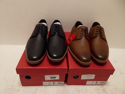 Lot 3487 - x2 pairs of Lambretta smart shoes