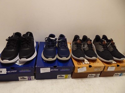 Lot 3488 - x4 pairs of sketchers trainers