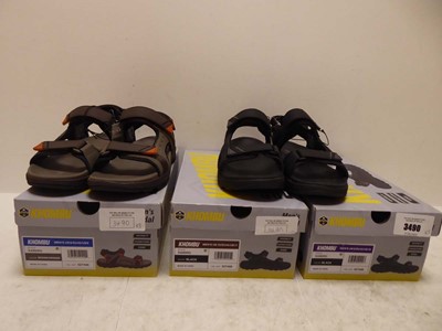 Lot 3490 - x3 pairs of Khombu sandals