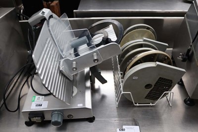 Lot 1208 - 24cm blade meat slicer