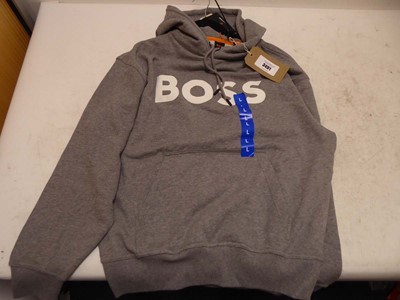 Lot 3491 - Boss Webasic hood size L in grey