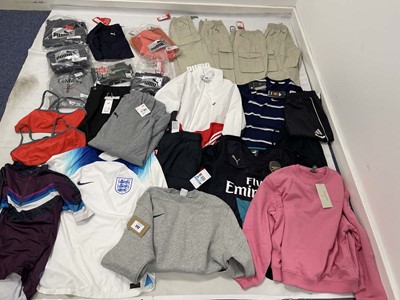 Lot 3792 - Selection of sportswear to include Sweaty...