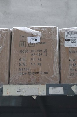 Lot 1244 - Model HF-100 hand operated hamburger press...