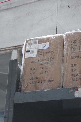 Lot 1247 - Model HF-100 hand operated hamburger press...