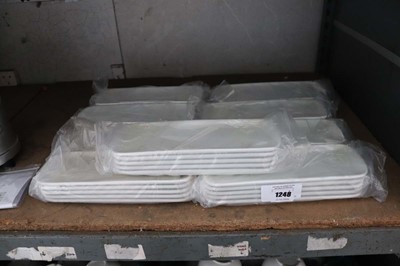 Lot 1248 - Forty-five Genware long rectangular tapas dishes