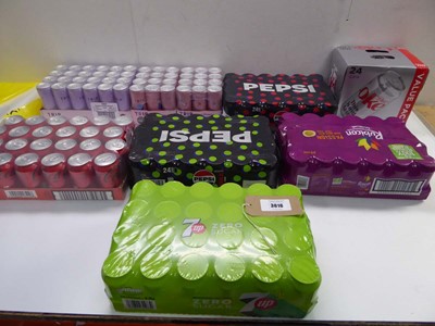 Lot 3616 - 3 large bags of drinks comprising Coke-cola,...