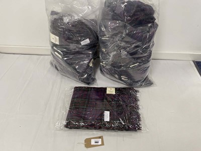 Lot 3807 - Large quantity of Highland Tweed red plaid...
