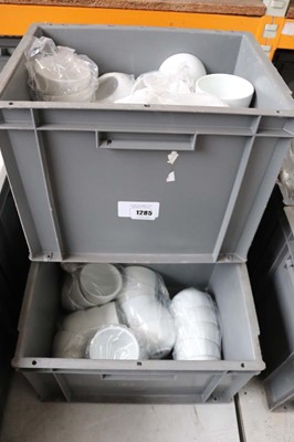 Lot 1285 - Three boxes of small Olympia finger bowls