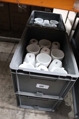 Lot 1297 - Four stacking crates containing mostly Olympia...