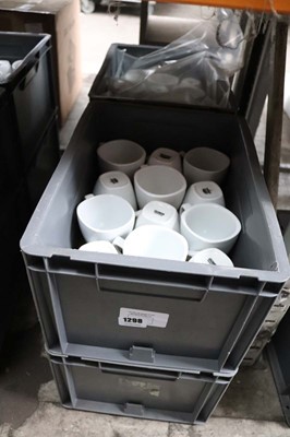 Lot 1298 - Four stacking crates containing mostly Olympia...