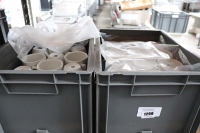 Lot 1299 - Two stacking crates containing mostly Olympia...