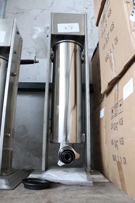 Lot 1317 - Model K7 hand operated vertical sausage...