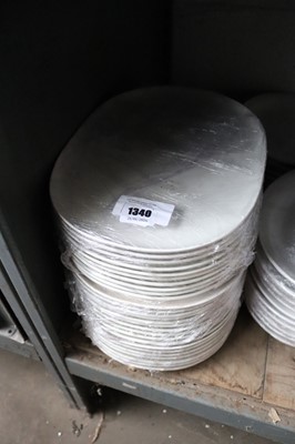 Lot 1340 - Approximately twenty 35cm oval serving platters