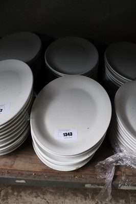 Lot 1343 - Approximately twenty 30cm oval plates
