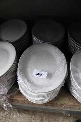 Lot 1345 - Approximately twenty 30cm oval plates
